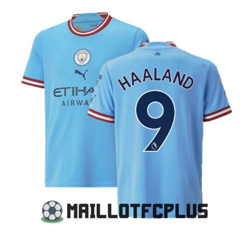 maillot 2022-2023 manchester city retro domicile haaland