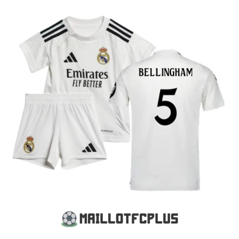 maillot 2024-2025 real madrid enfants domicile bellingham
