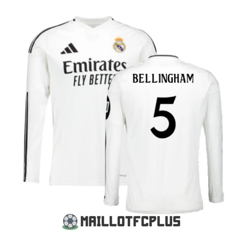 maillot 2024-2025 real madrid manche longue domicile bellingham