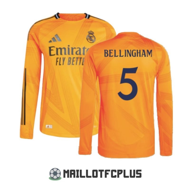 maillot 2024-2025 real madrid manche longue exterieur bellingham