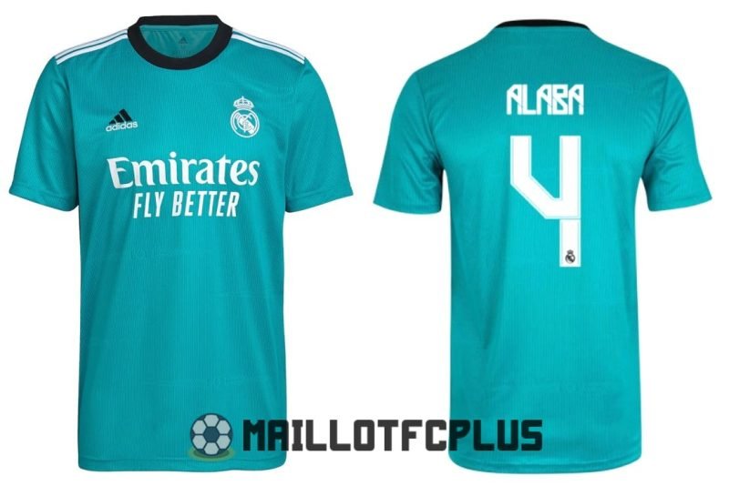 maillot 2021-2022 real madrid retro troisieme alaba