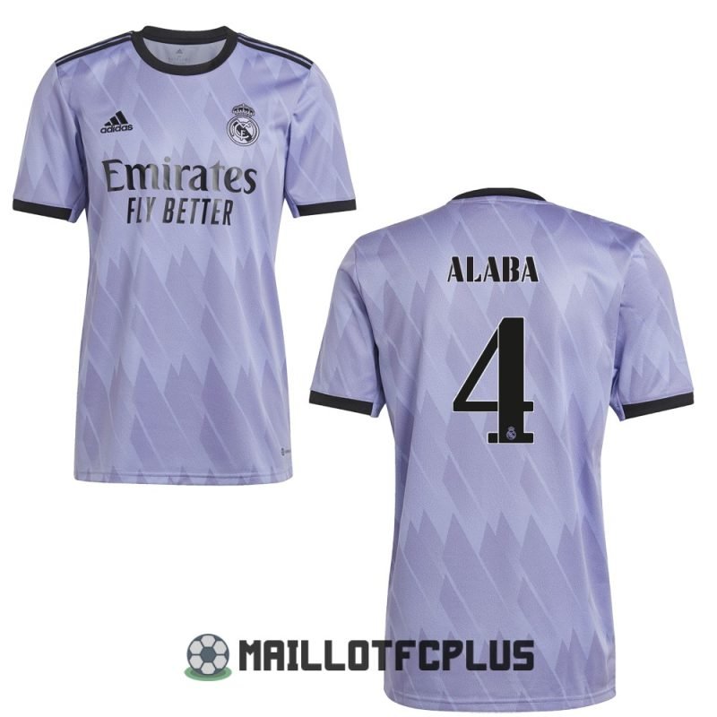 maillot 2022-2023 real madrid retro exterieur alaba