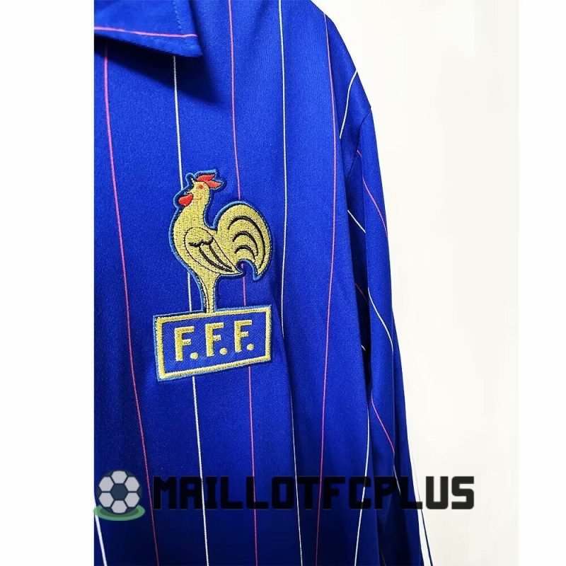 maillot 1980-1982 manche longue retro france domicile – Image 3
