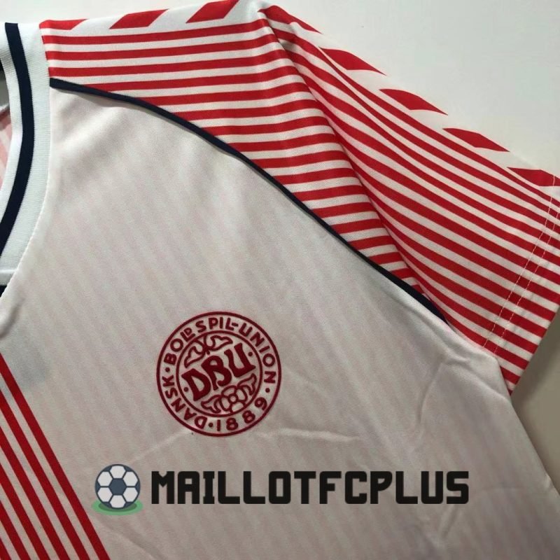 maillot 1986 danemark retro exterieur – Image 3