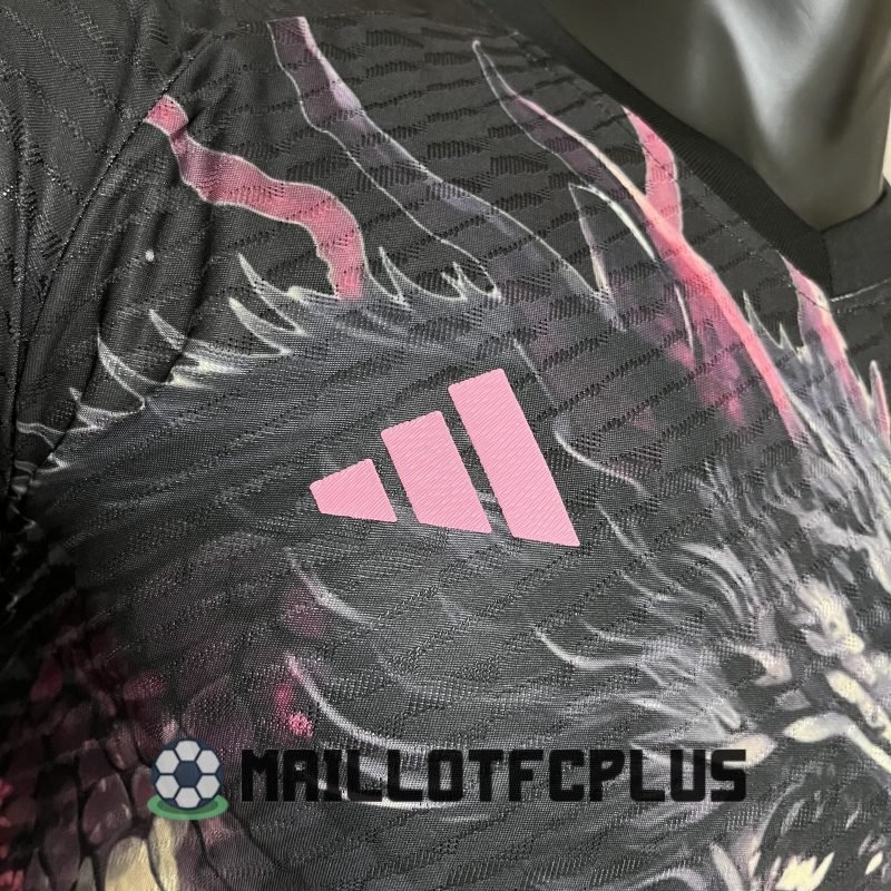 maillot 2024-2025 japon speciale joueur noir rose dragon – Image 2