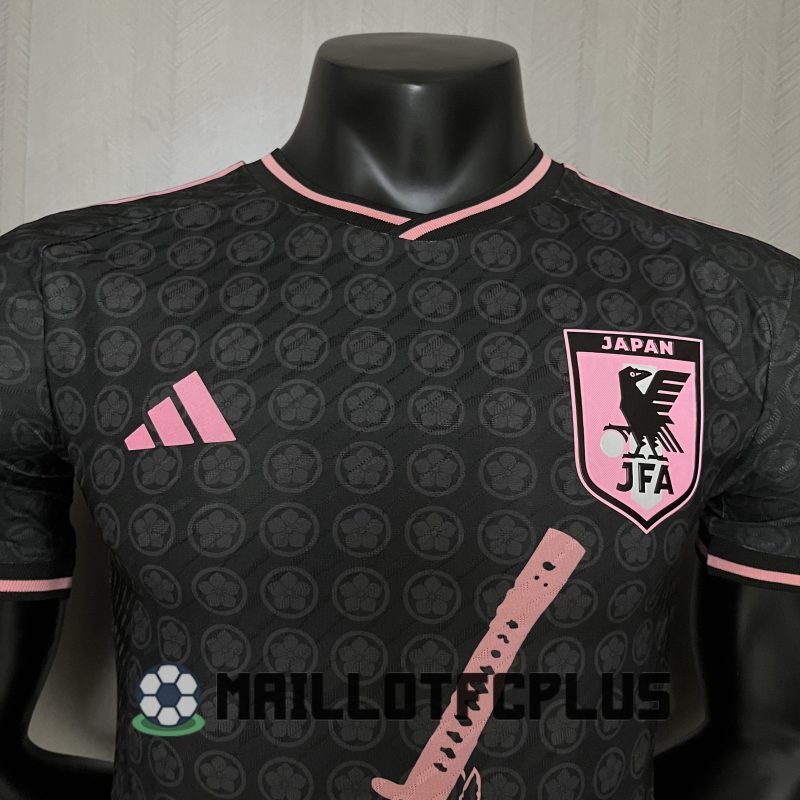maillot 2024-2025 japon speciale joueur noir rose – Image 3